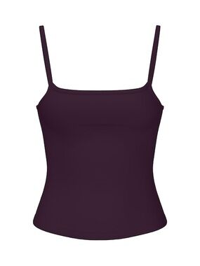 Garage Sleek Scoop Cami Tank Top - Plum